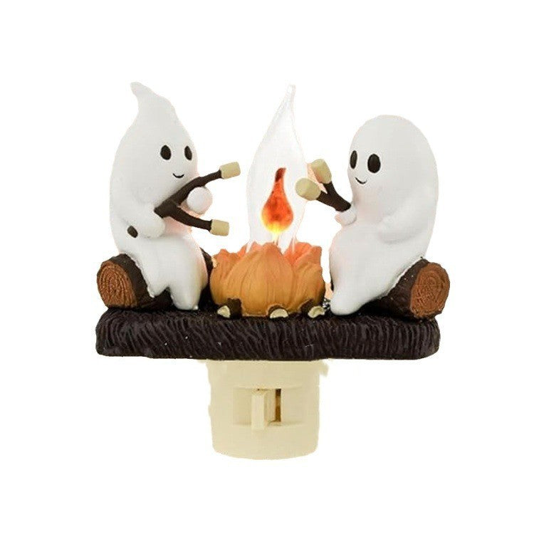 Halloween Ghost Campfire Night Light